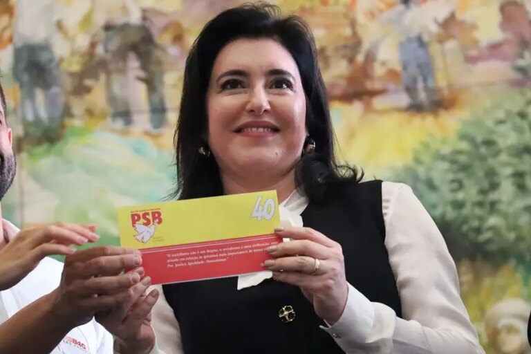 Simone Tebet signs membership with the PSB to run for the Senate in São Paulo
