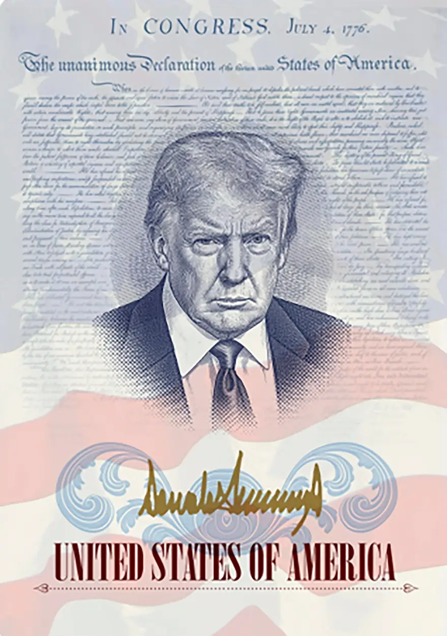 The newest place where Trump's face will appear: some American passports