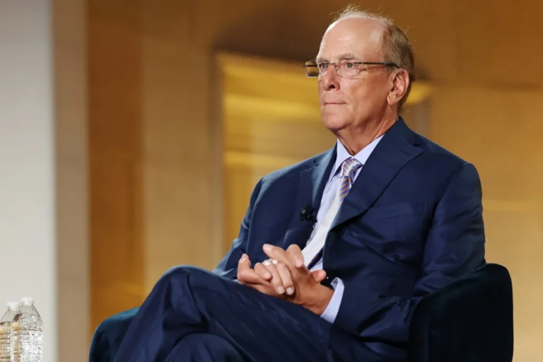 O CEO da BlackRock, Larry Fink (Foto: Anna Moneymaker/Getty Images)