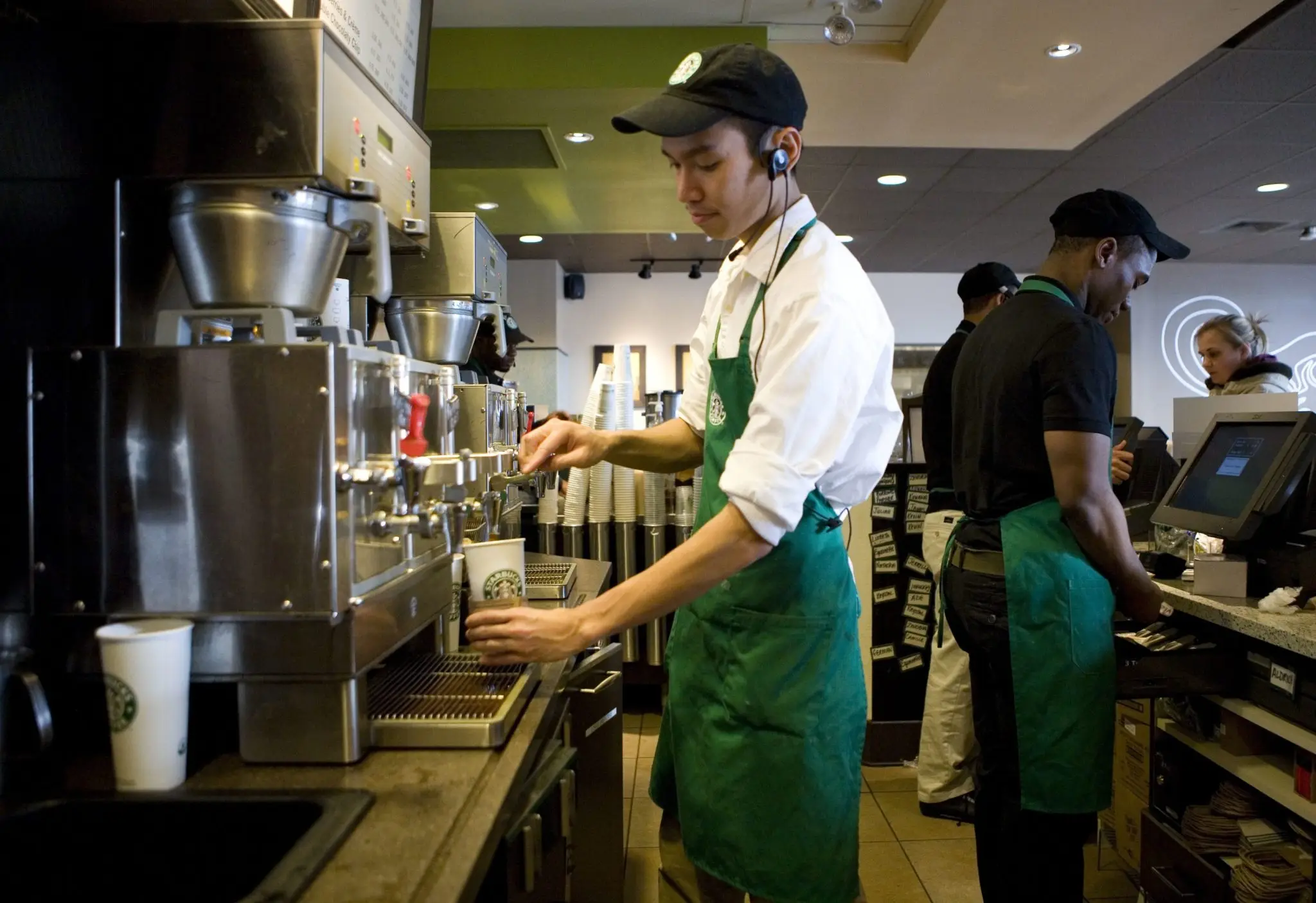 He started as a barista at Starbucks at 17, and is now an executive who creates menus