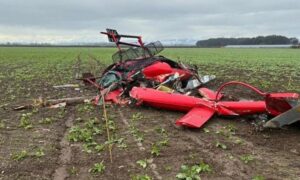 Two helicopters collided in mid-flight and three people died in the United States